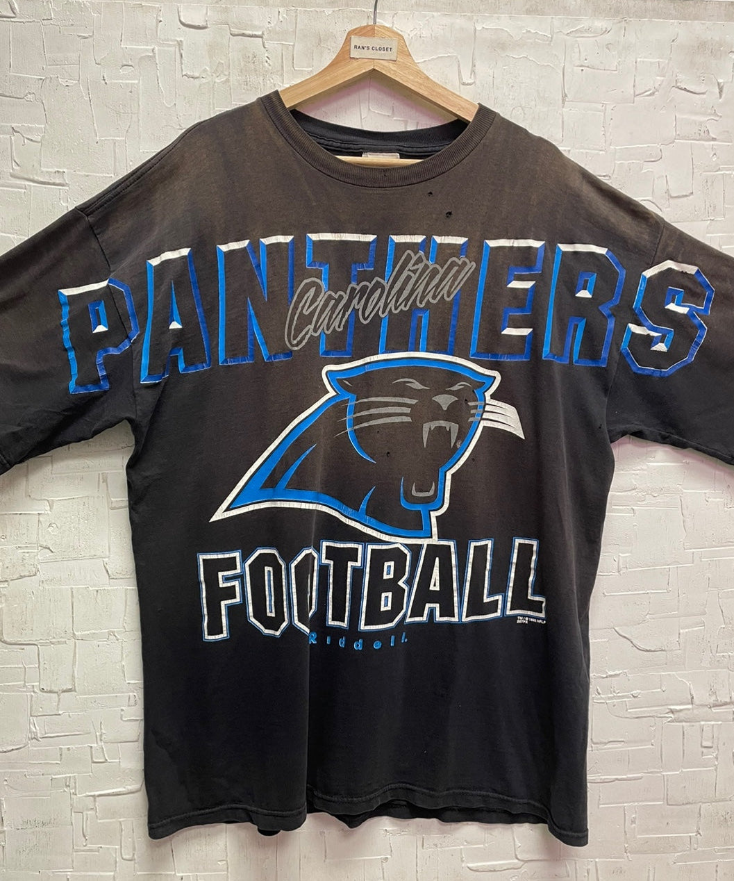 Vintage 1998 Riddell Carolina Panthers Football T-Shirt