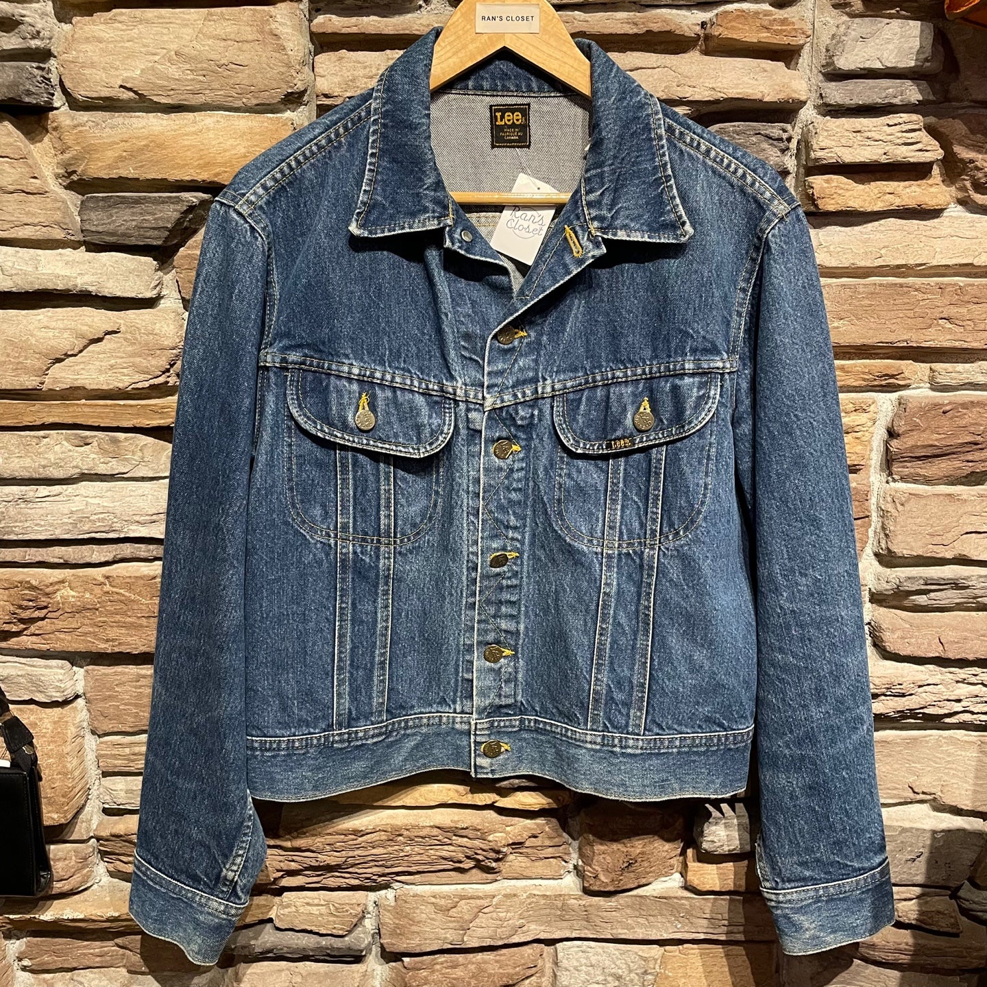 Vintage Lee Dark Blue Denim Jacket