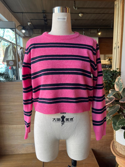 Crewneck Striped Sweater