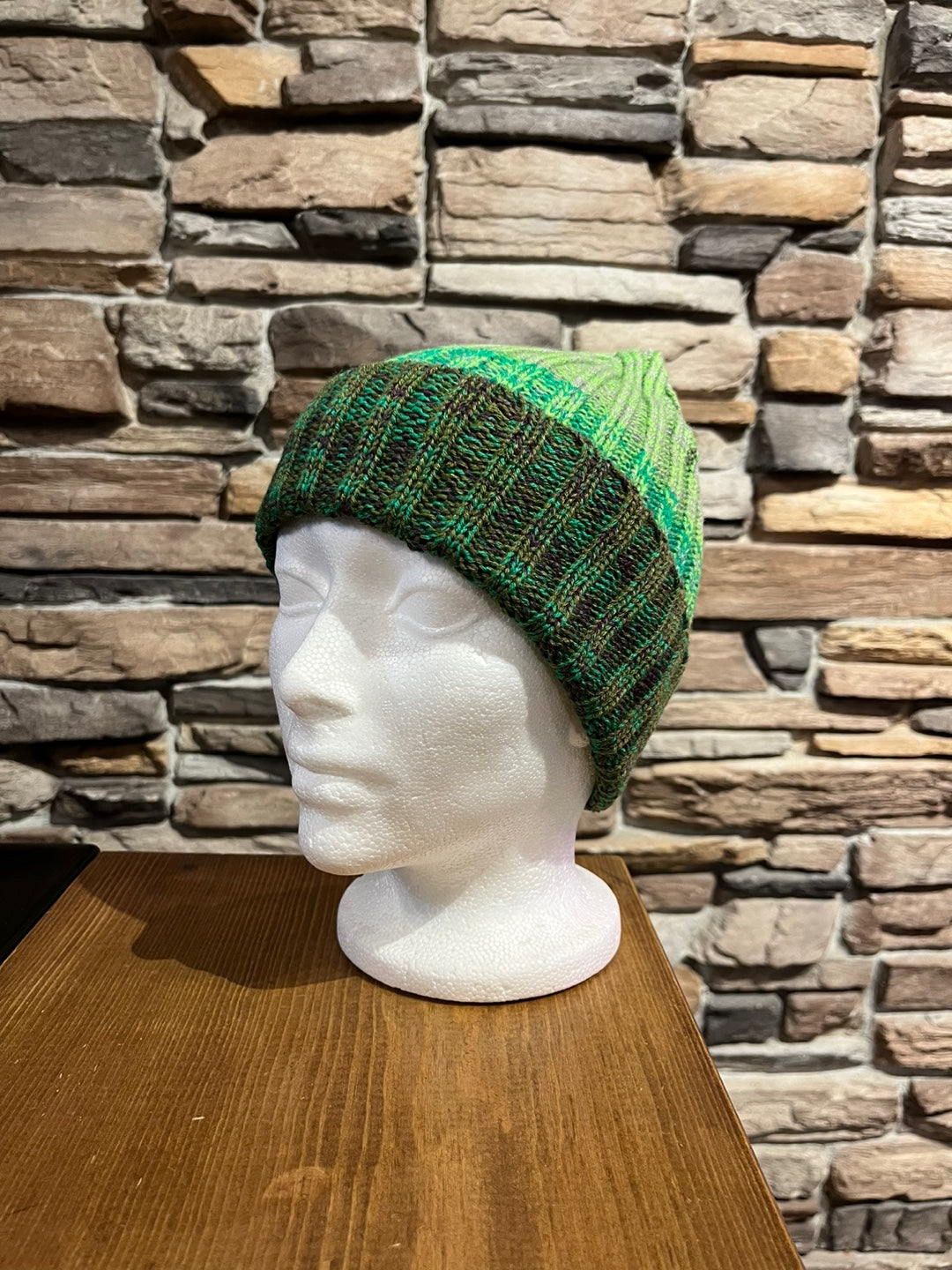 Multi Colour Wide Stripe Beanie