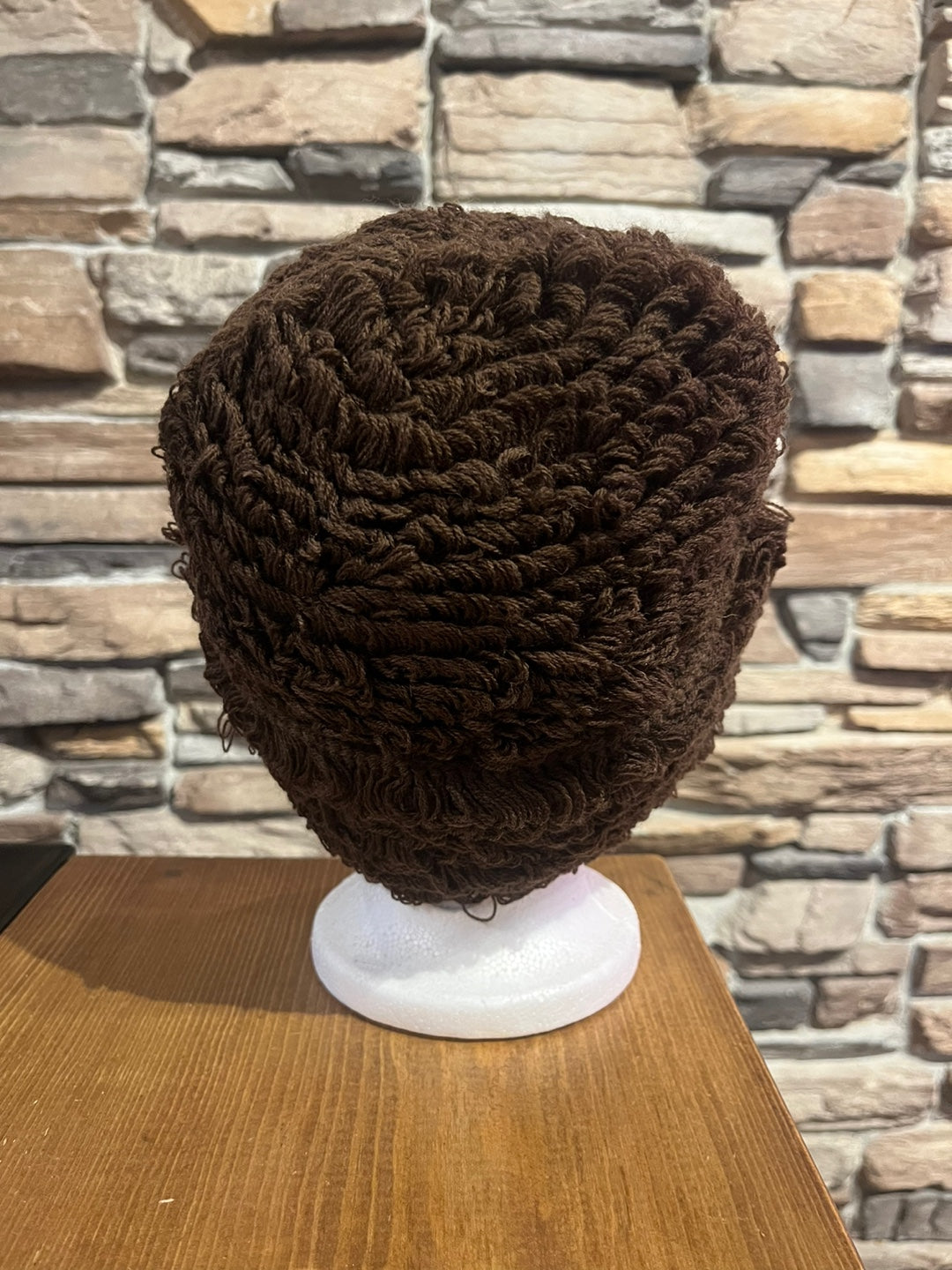 Short Fuzzy Winter Hat