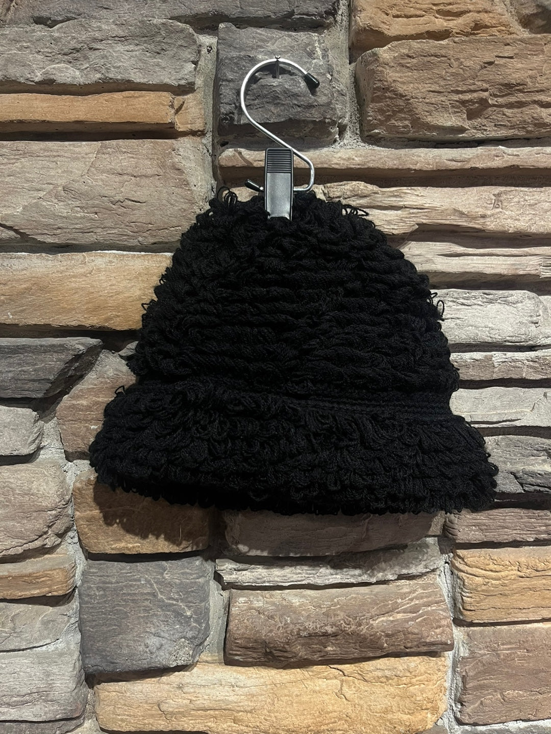 Short Fuzzy Winter Hat