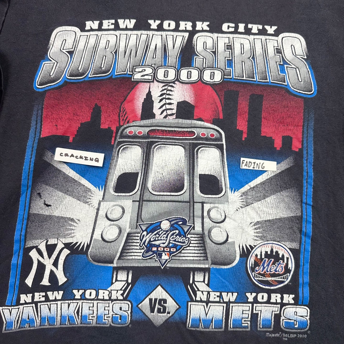 Vintage NYC Subway Series Yankees vs Mets T-Shirt