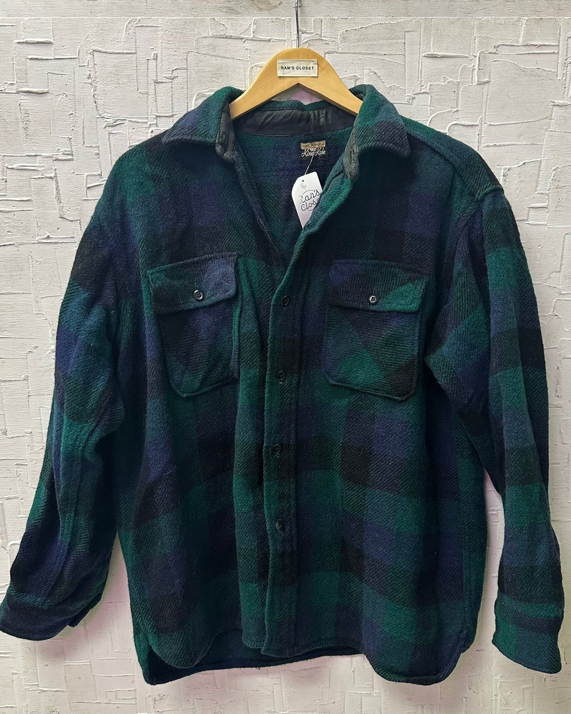 Vintage 1960's King Kole Flannel Button Up