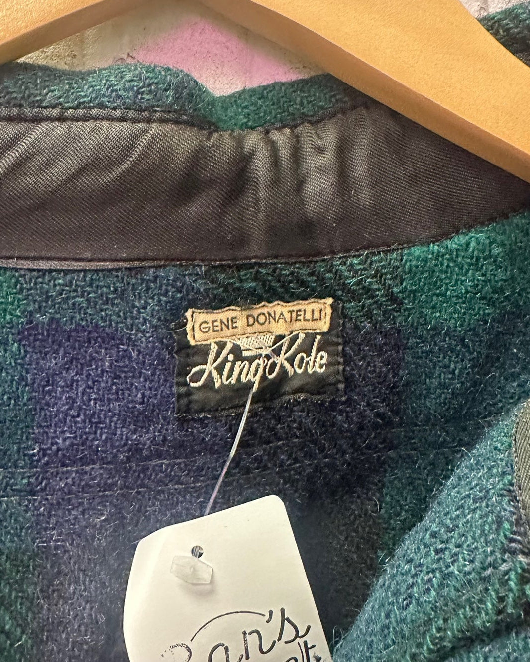Vintage 1960's King Kole Flannel Button Up