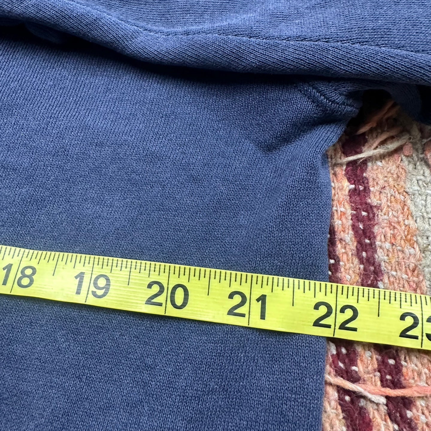 Vintage Jerzees Made in usa Distressed Navy Sweatshirt