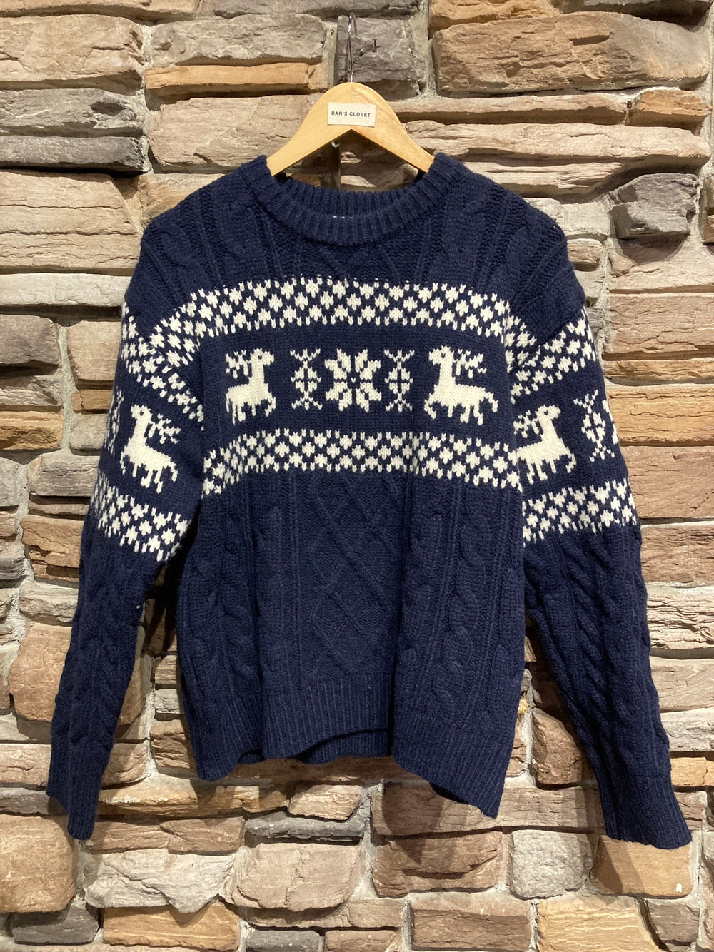 Reindeer and Snowflakes Christmas Sweater