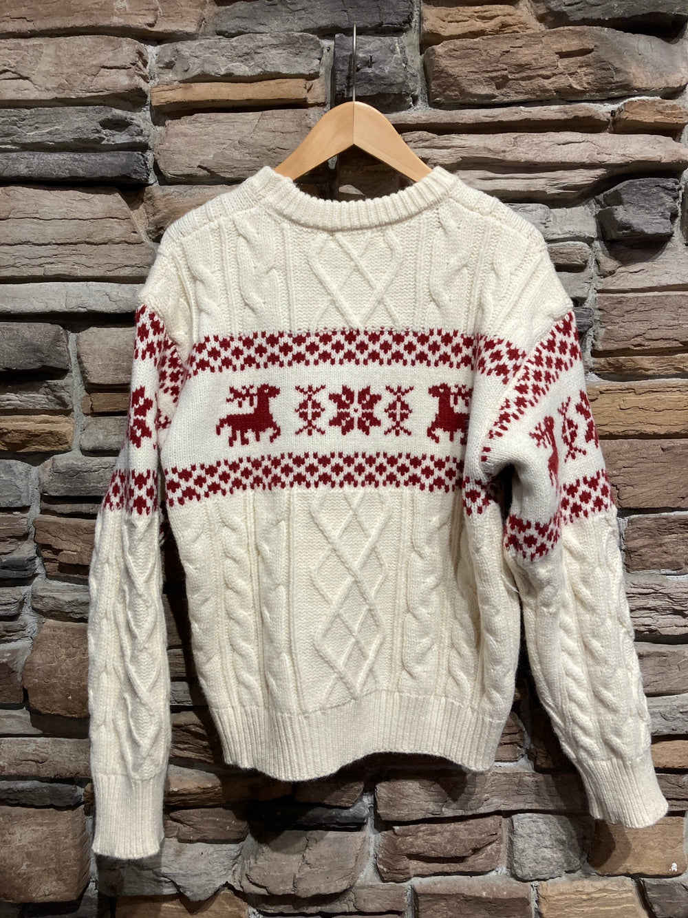 Reindeer and Snowflakes Christmas Sweater