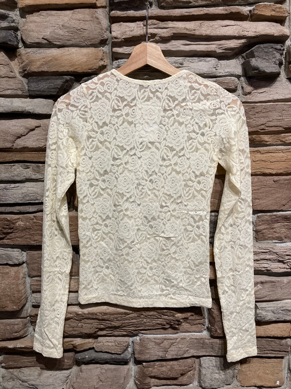 Long Sleeve Floral Lace Top