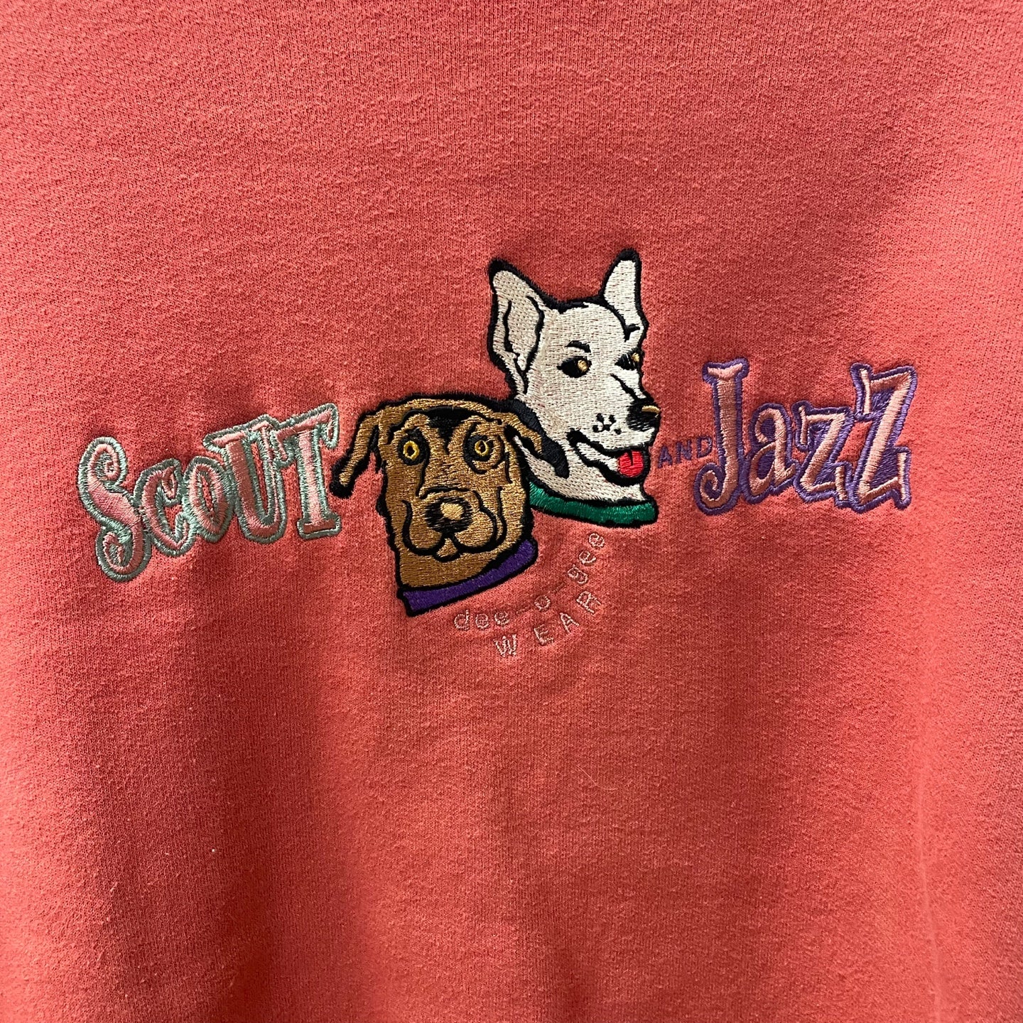 Vintage Non-Fiction Best Basics Embroidered Dog Sweatshirt