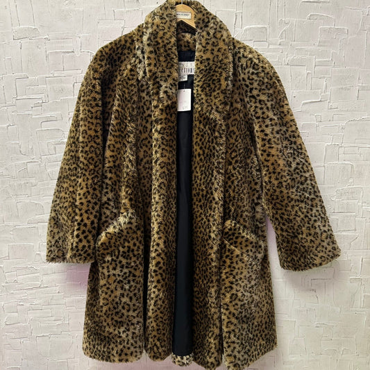 Vintage Collections Fuzzy Cheetah Print Jacket