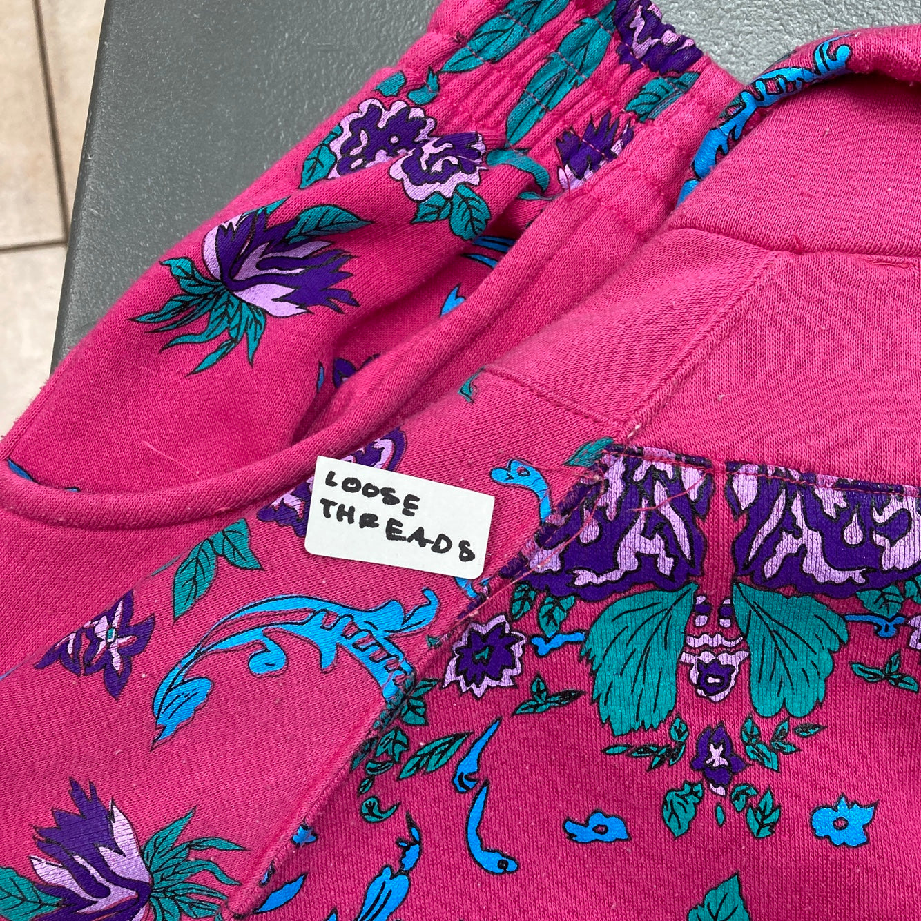 Vintage Northern Spirit Pink Floral Matching Tracksuit