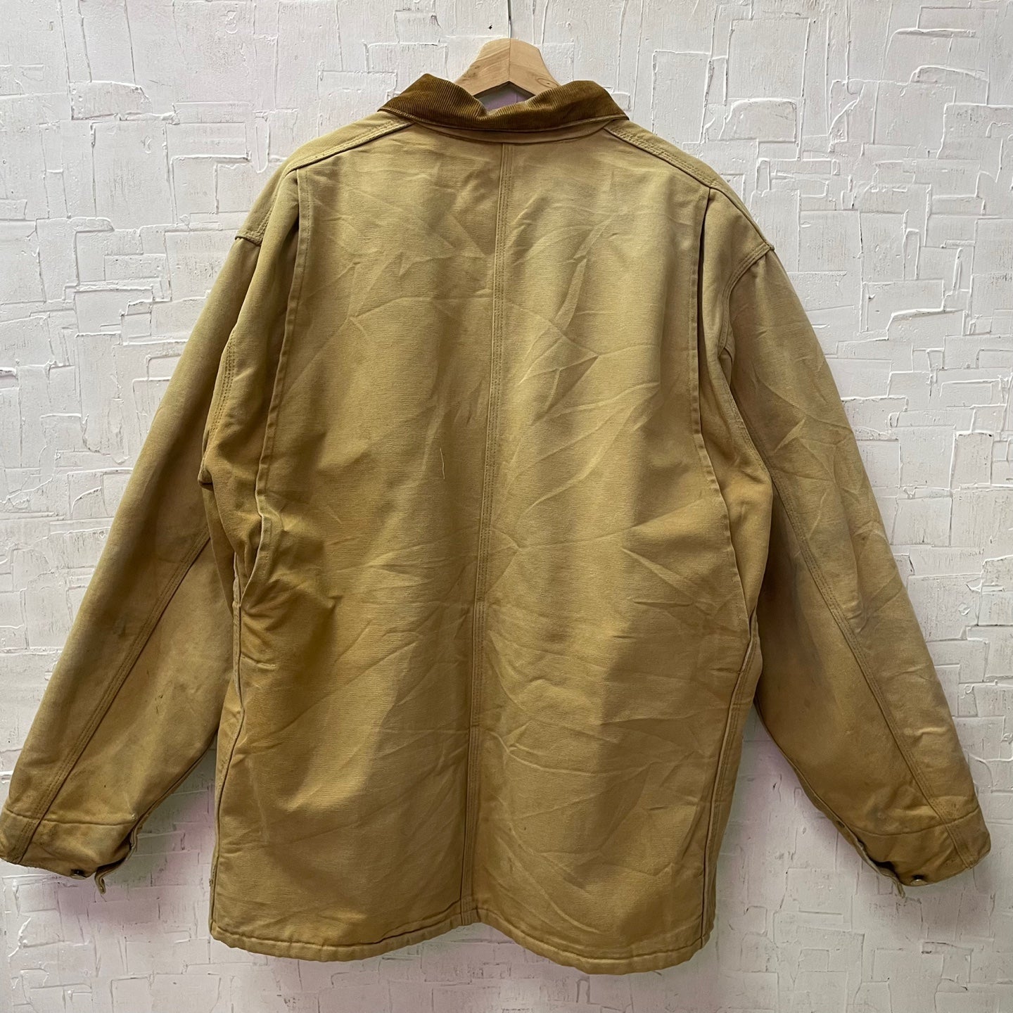 Vintage Distressed Carhartt Blanket Lined Chore Workwear Jacket