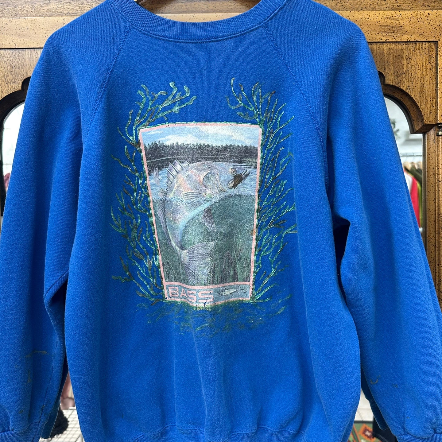 Vintage Hanes Bass Fish Sweatshirt