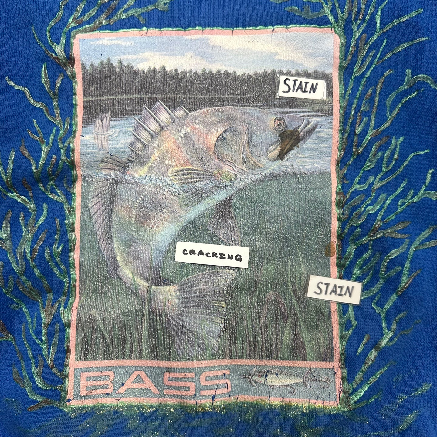 Vintage Hanes Bass Fish Sweatshirt