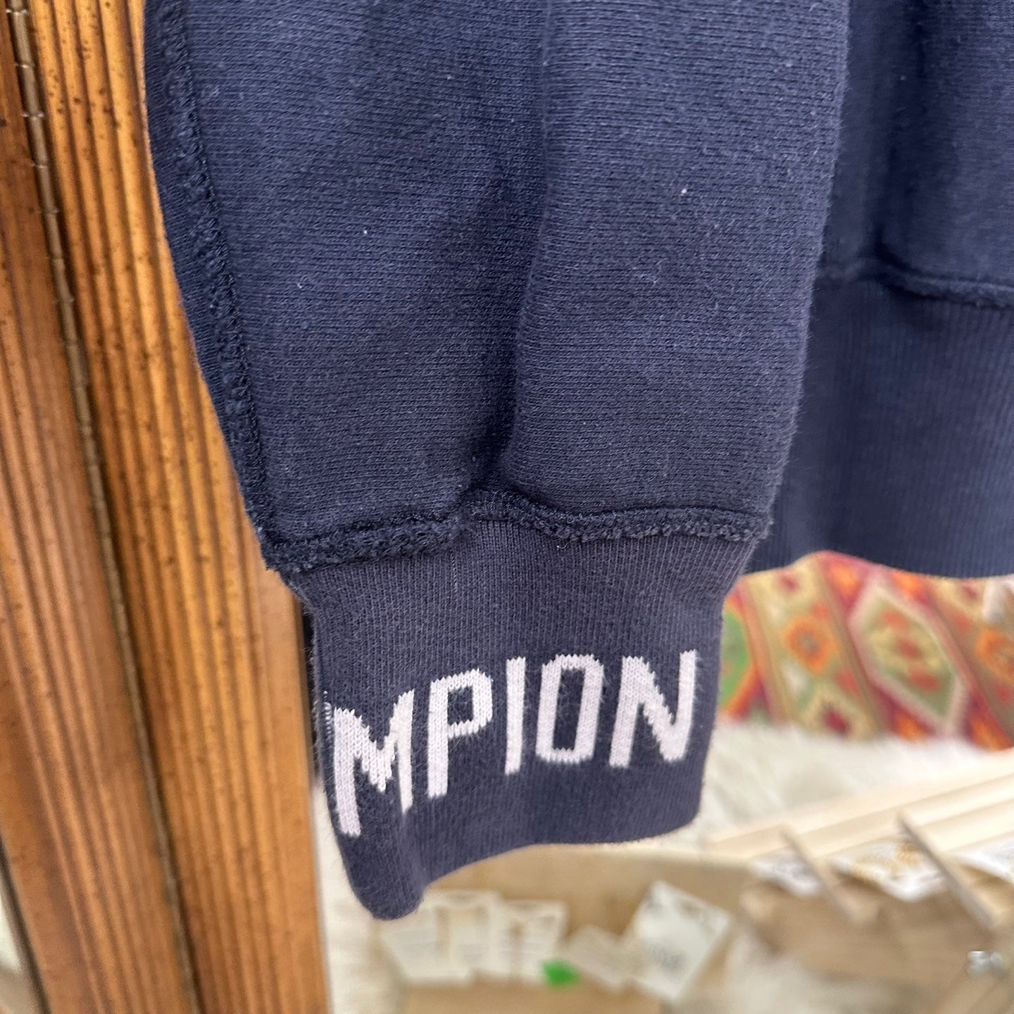 Vintage Champion and Todd Snyder Letter Logo Navy Sweatshirt