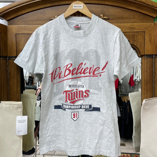 Vintage 1991 Minnesota Twins Championship Drive T-Shirt