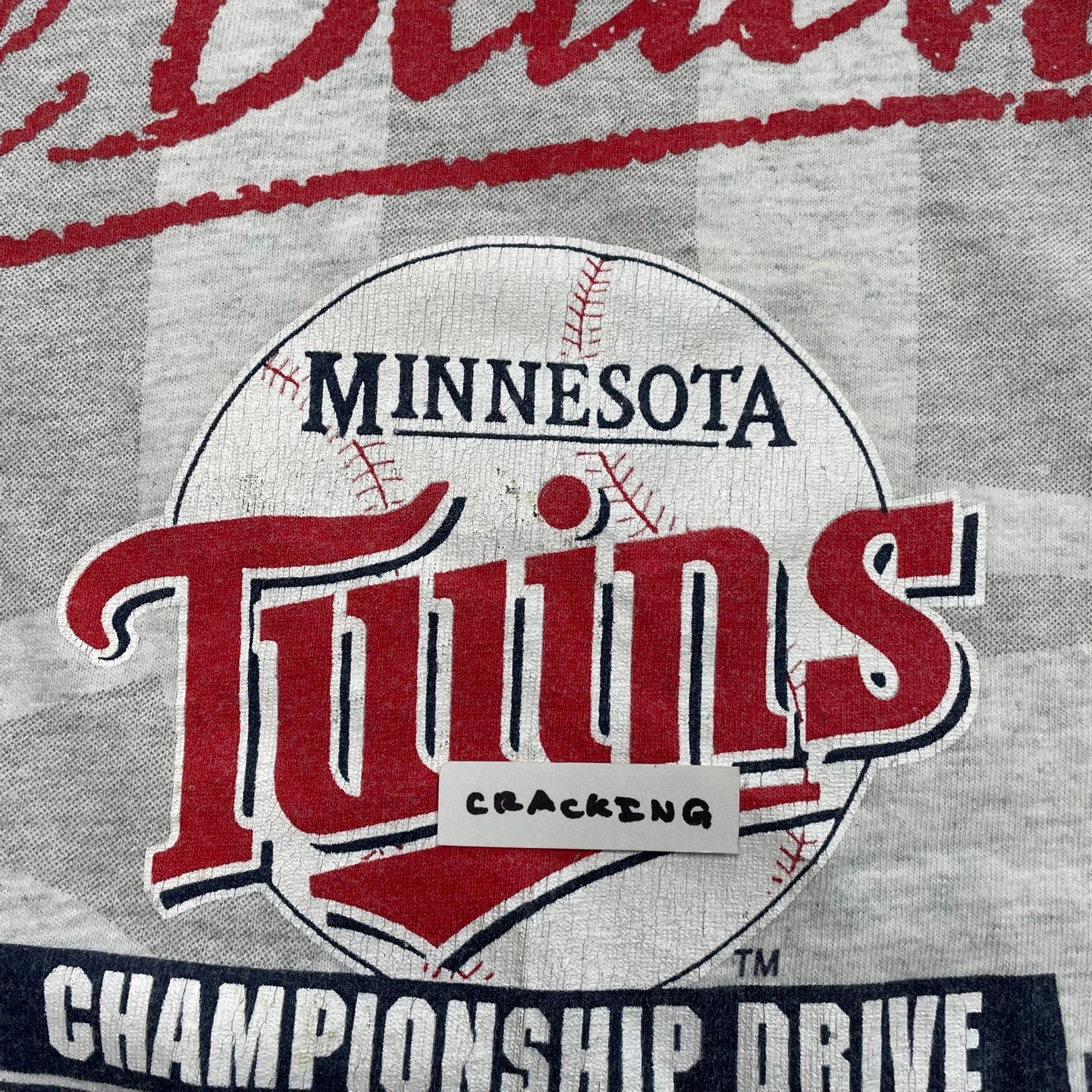 Vintage 1991 Minnesota Twins Championship Drive T-Shirt