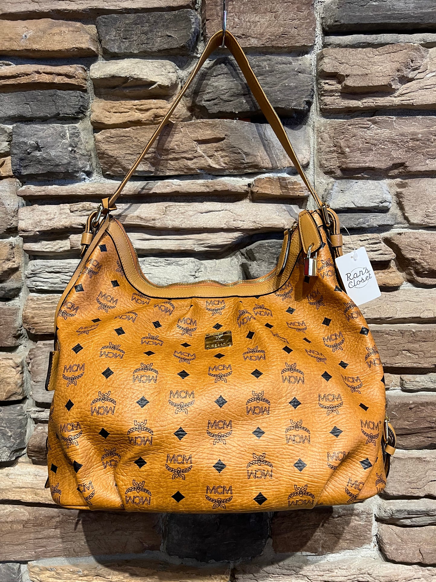 MCM Slouchy Bucket Style Bag