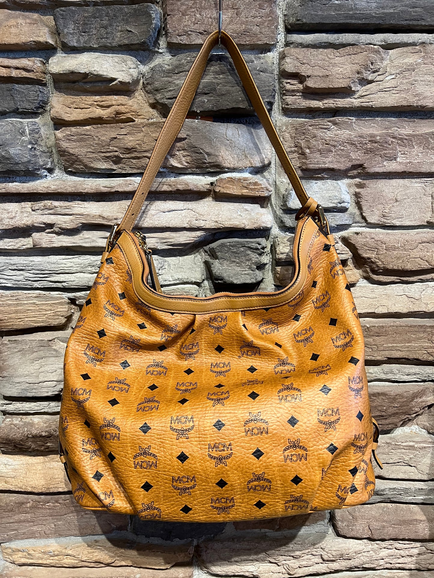 MCM Slouchy Bucket Style Bag