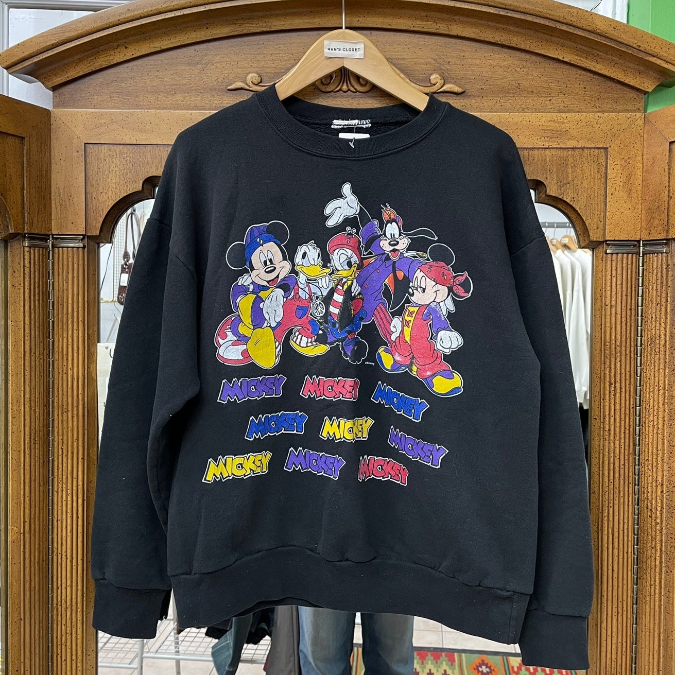 Vintage Mickey Mouse and the Gang Graphic Sweatshirt