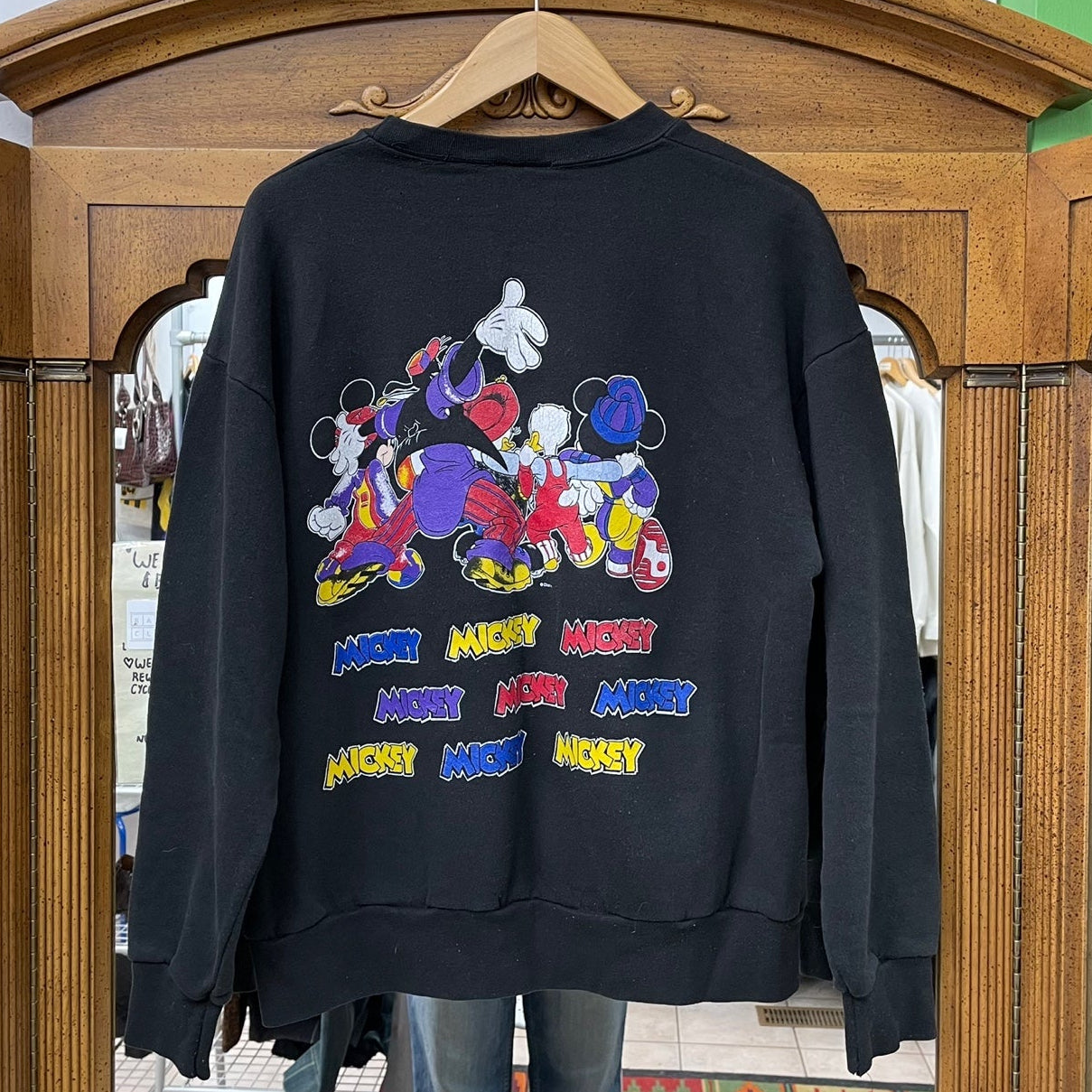 Vintage Mickey Mouse and the Gang Graphic Sweatshirt