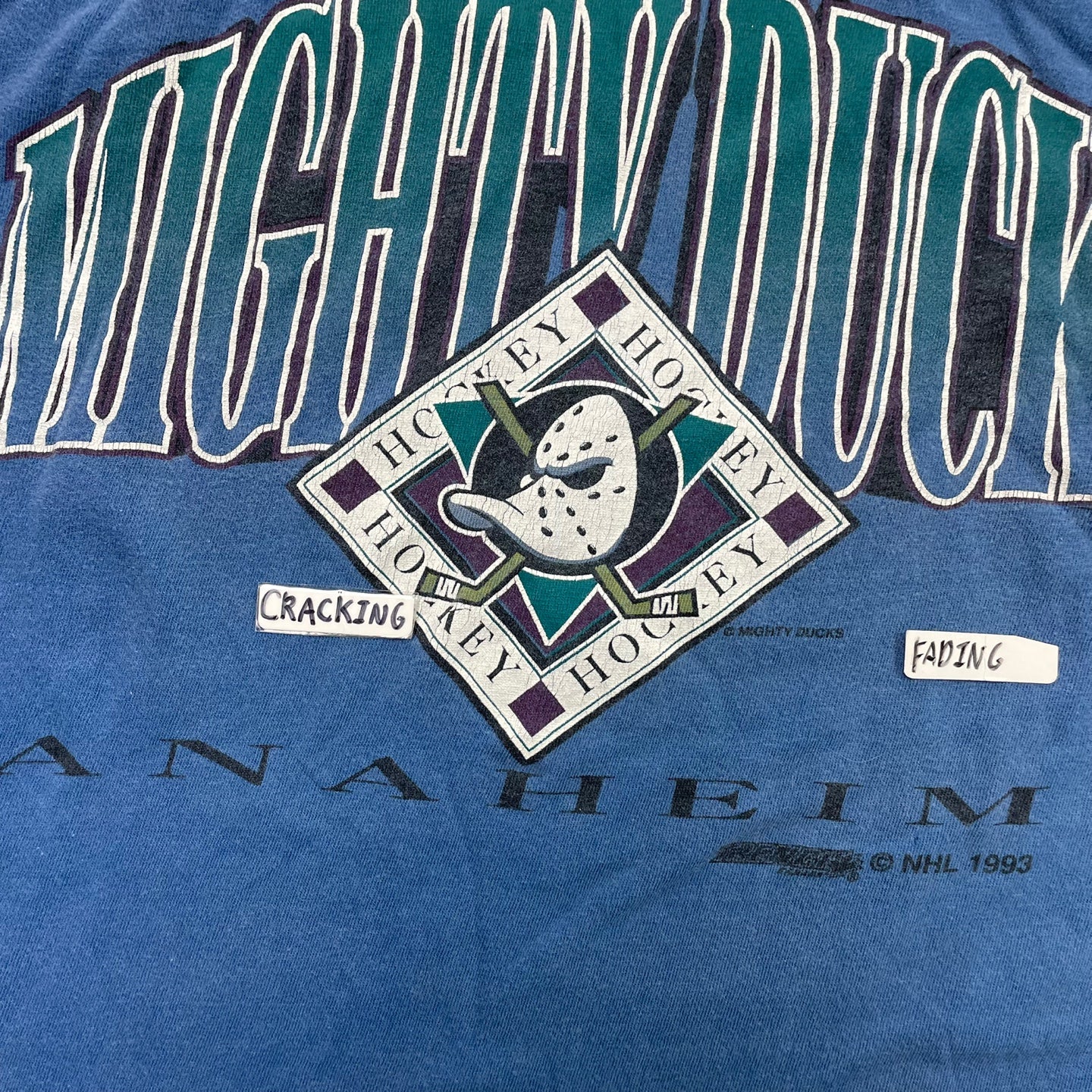Vintage Mighty Ducks Anaheim Hockey Long Sleeve Shirt