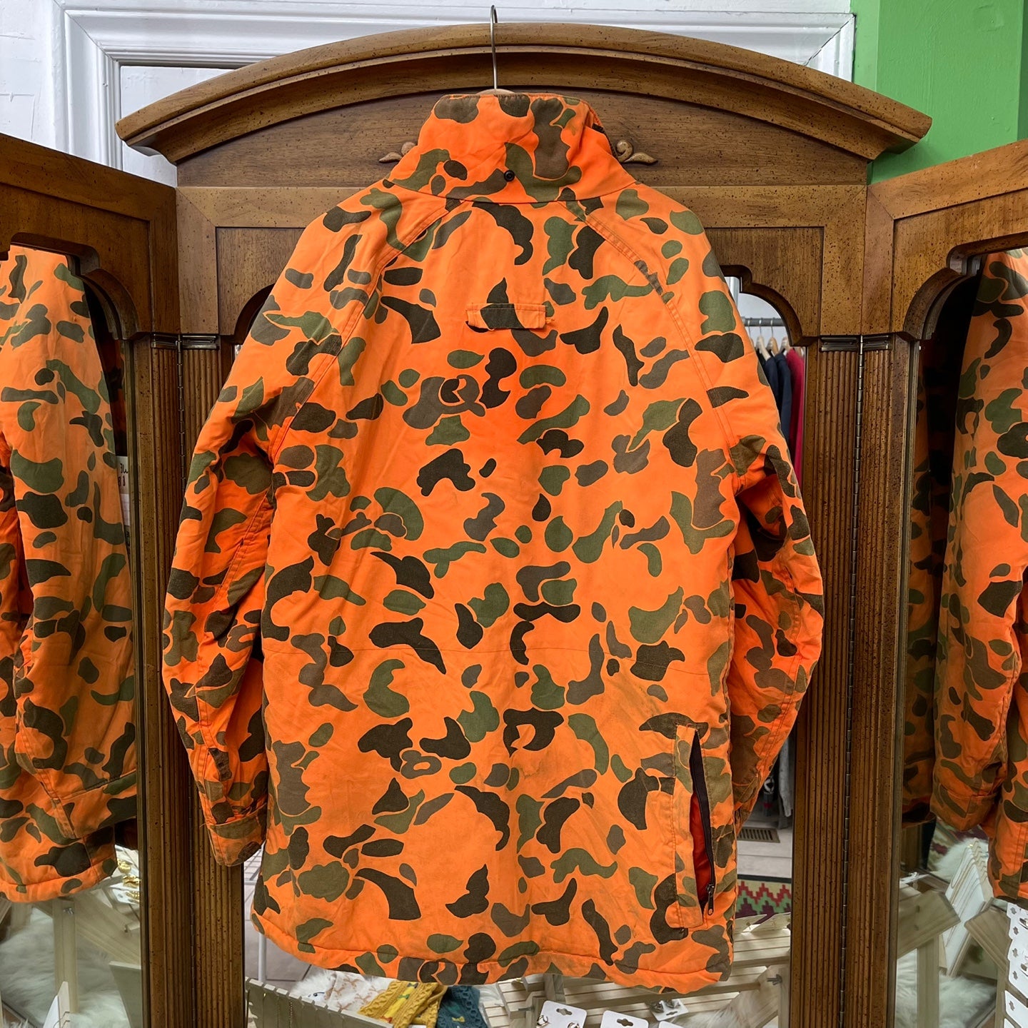Vintage Woolrich Orange Camo Jacket