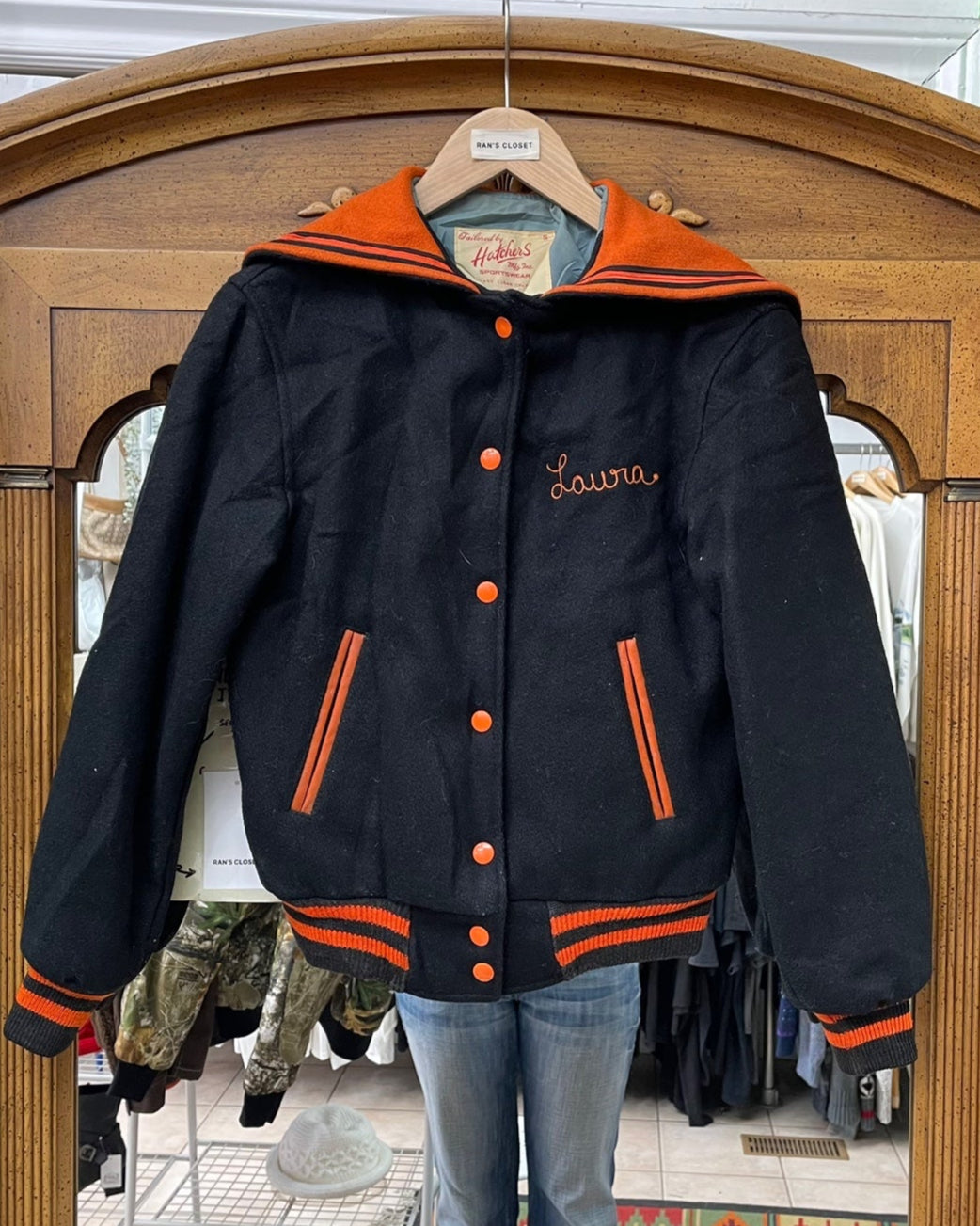 Vintage 1960's Hatchers Cheerleader Jacket