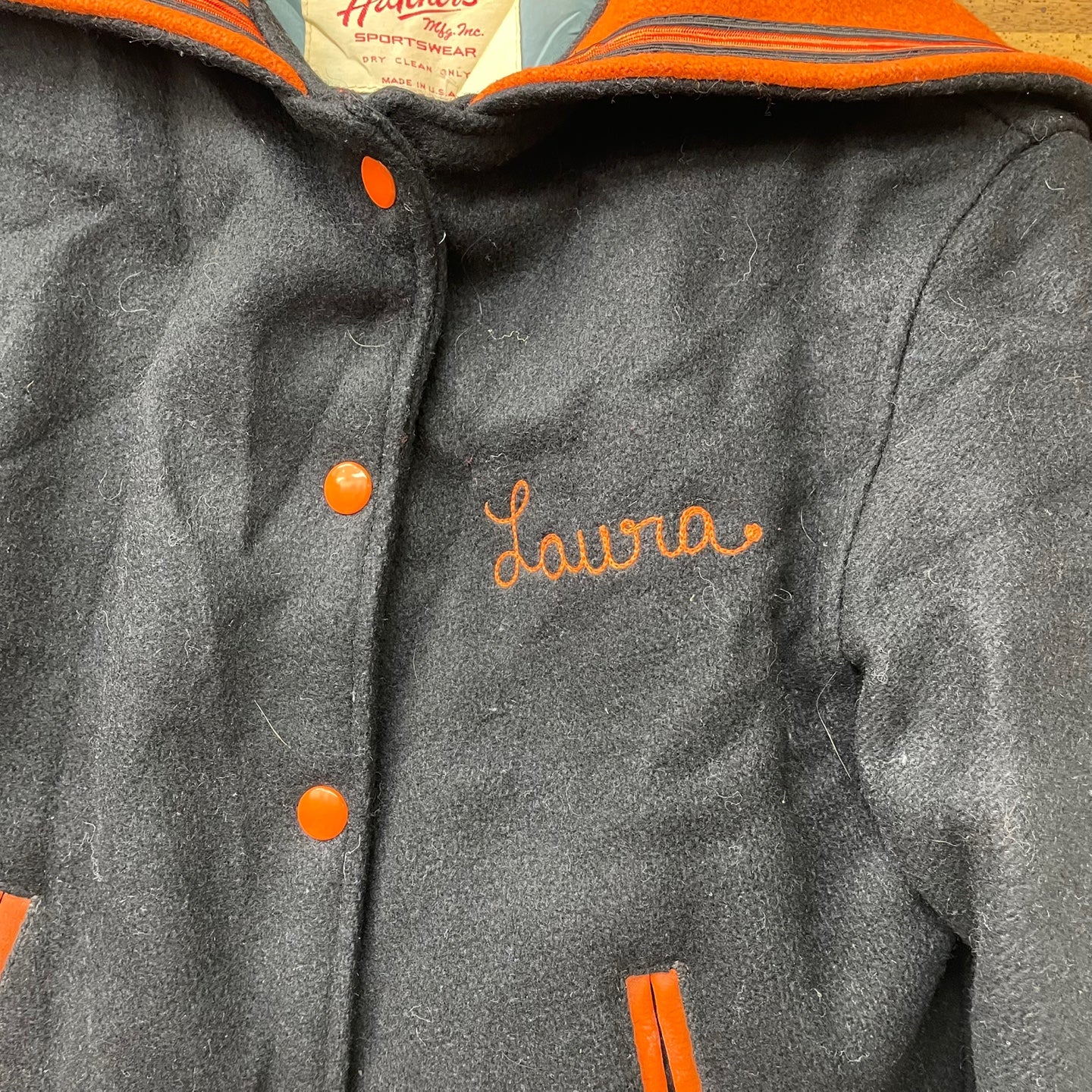 Vintage 1960's Hatchers Cheerleader Jacket