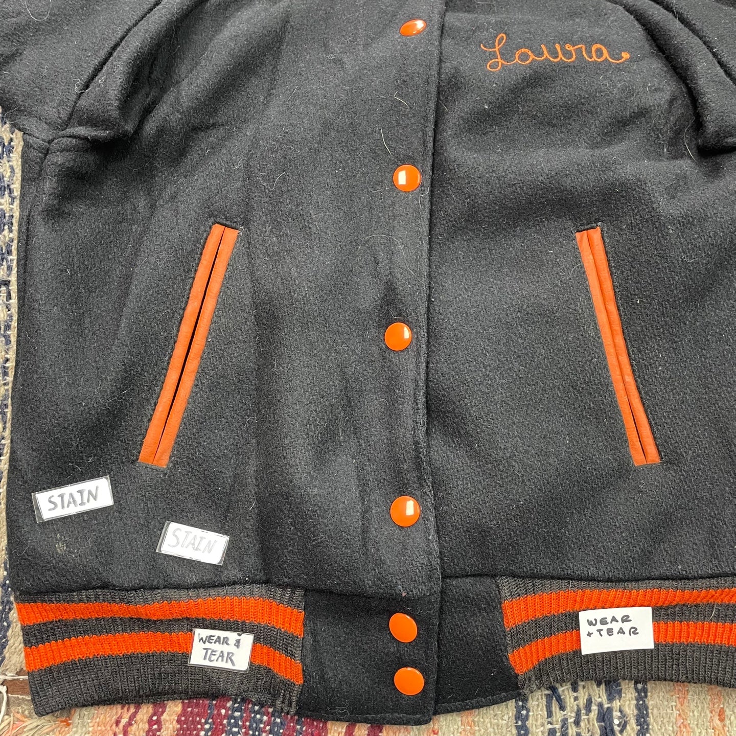 Vintage 1960's Hatchers Cheerleader Jacket