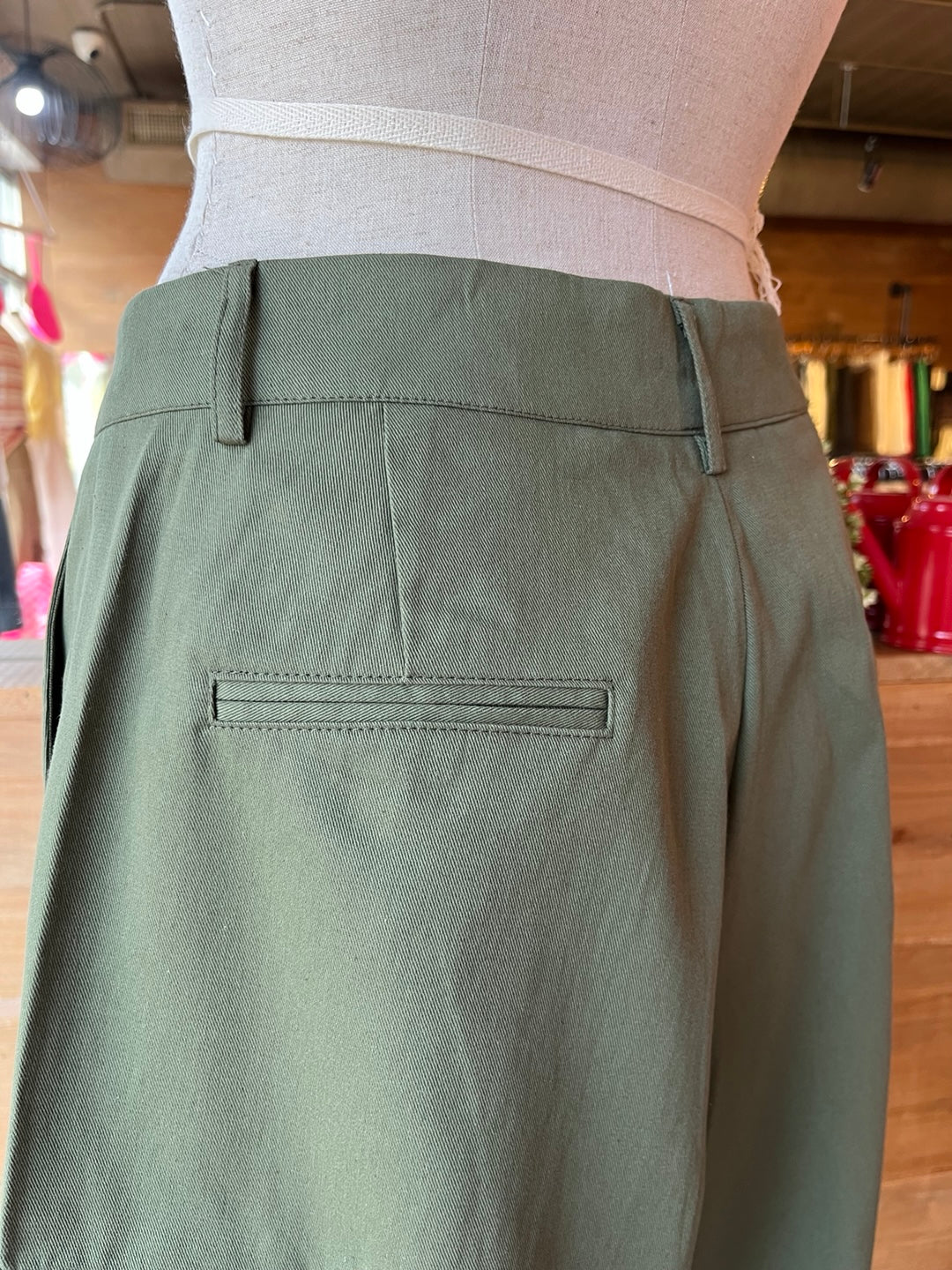 Green Cargo Shorts
