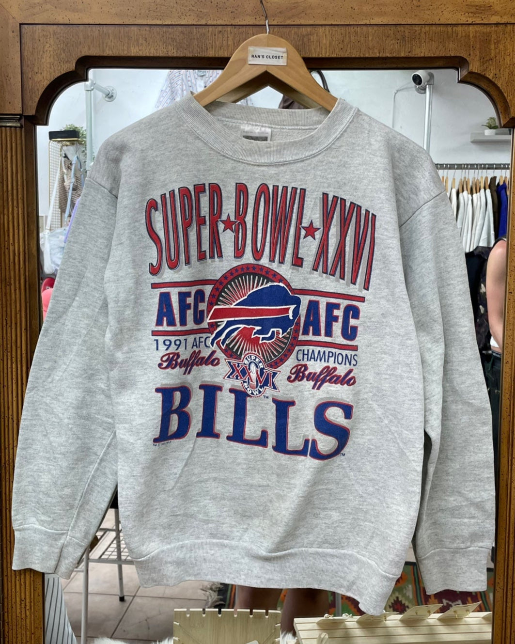 Vintage 1991 Buffalo Bills AFC Division Champions Sweatshirt