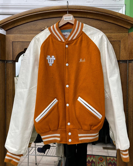 Vintage Hatchers University of Texas Bomber Jacket