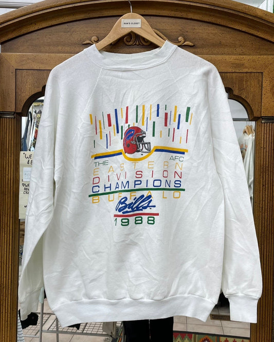 Vintage 1988 Buffalo Bills AFC Champions Sweatshirt