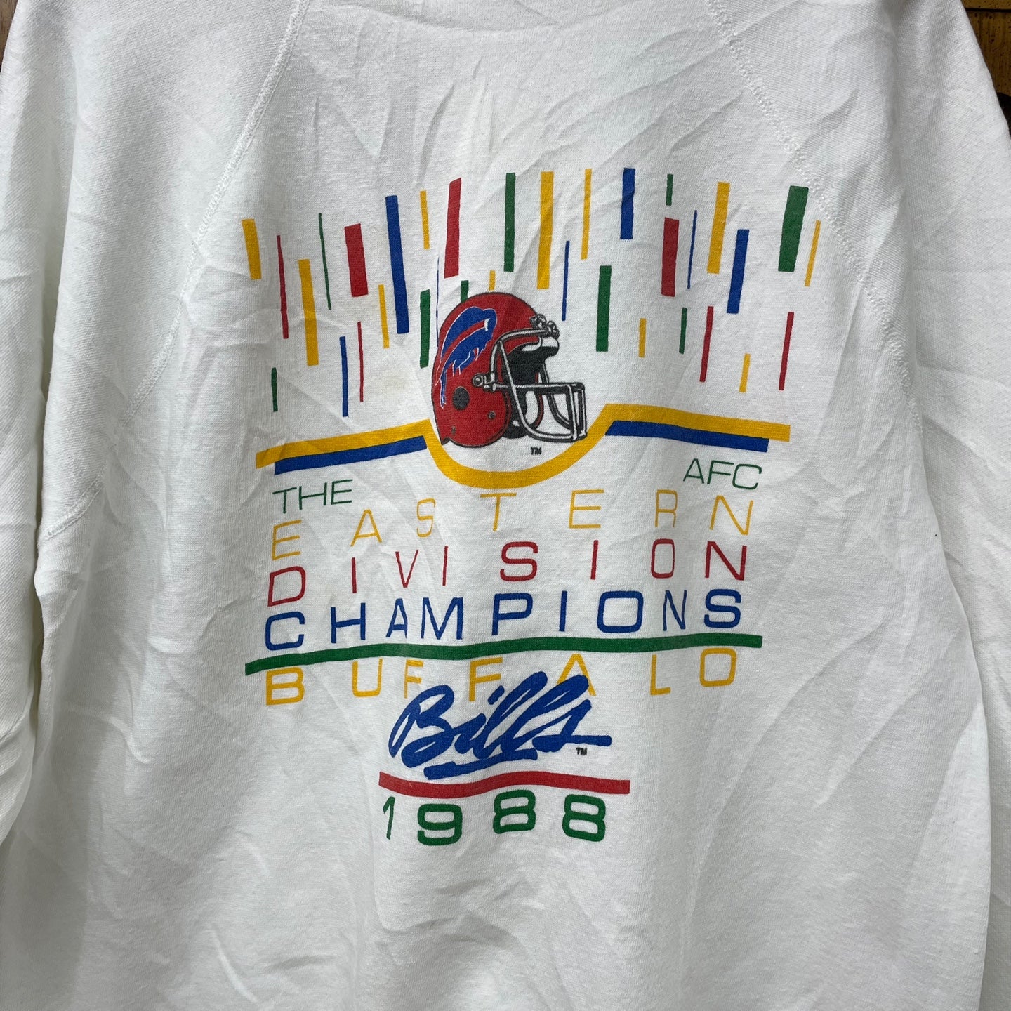 Vintage 1988 Buffalo Bills AFC Champions Sweatshirt
