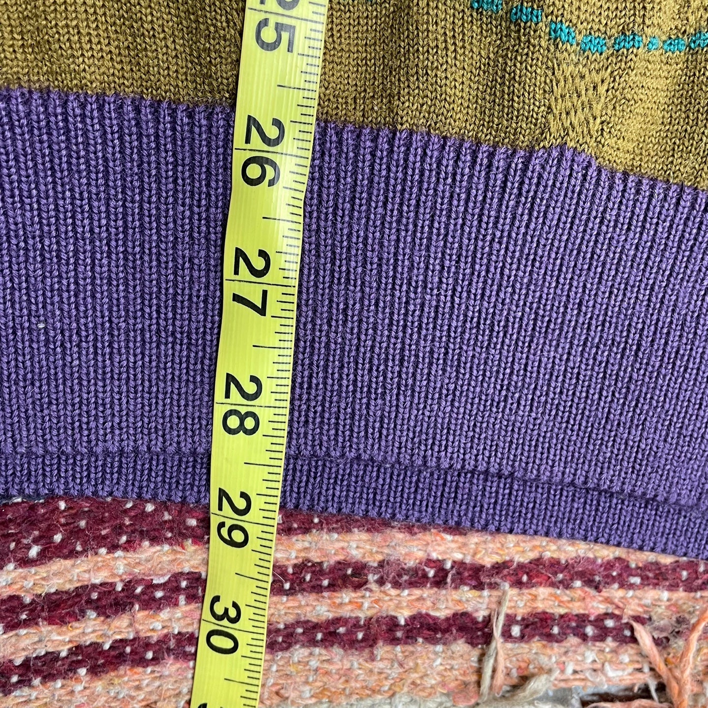 Vintage GranSignore 3D Knit Multi-Colour Sweater