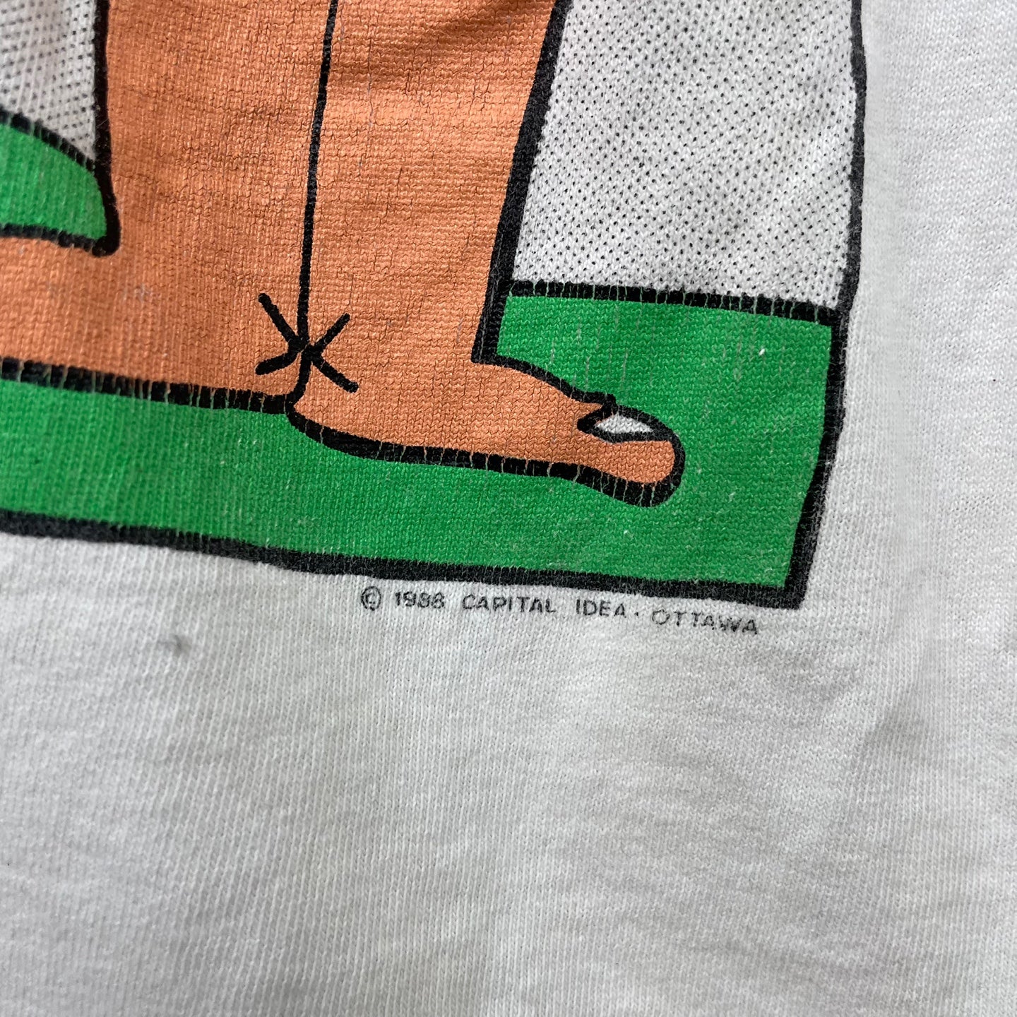 Vintage Brian Mulroney and Flintstones Funny T-Shirt