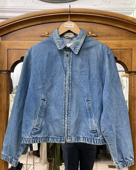Vintage L.L. Bean Made in USA Denim Jacket