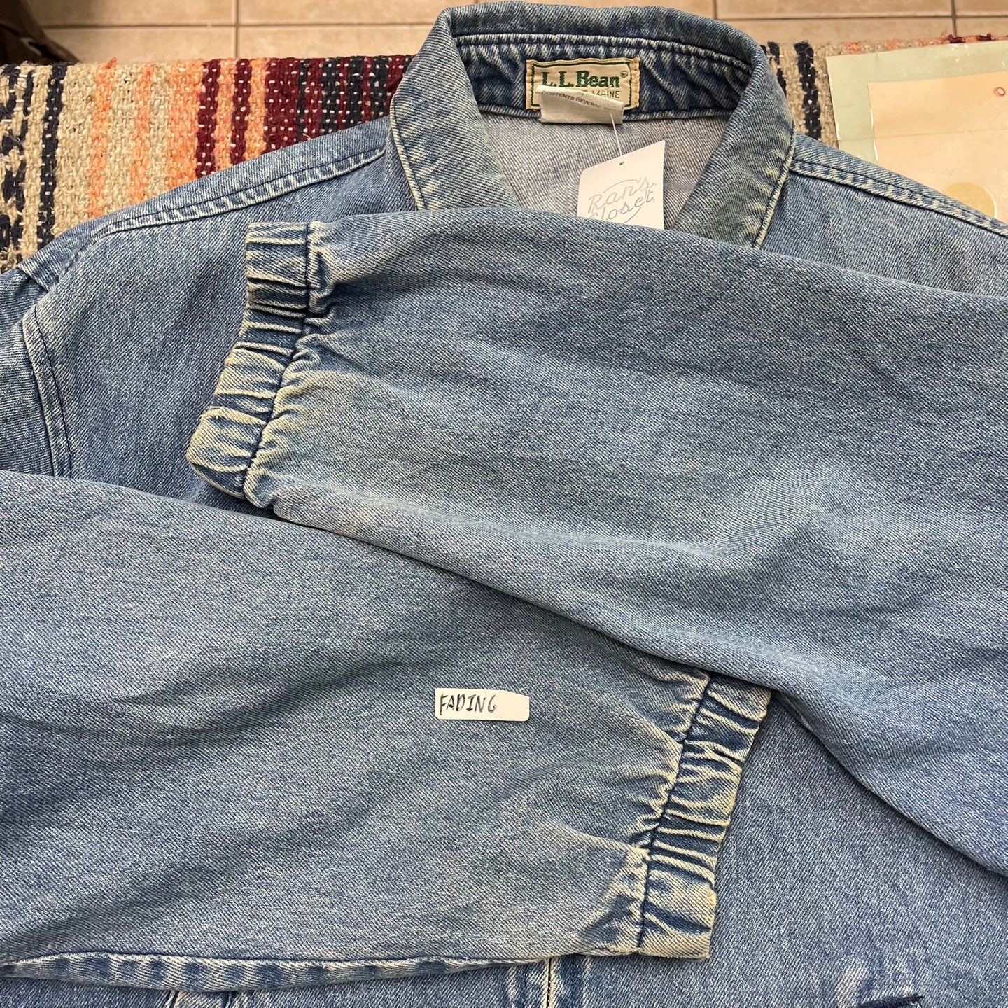 Vintage L.L. Bean Made in USA Denim Jacket