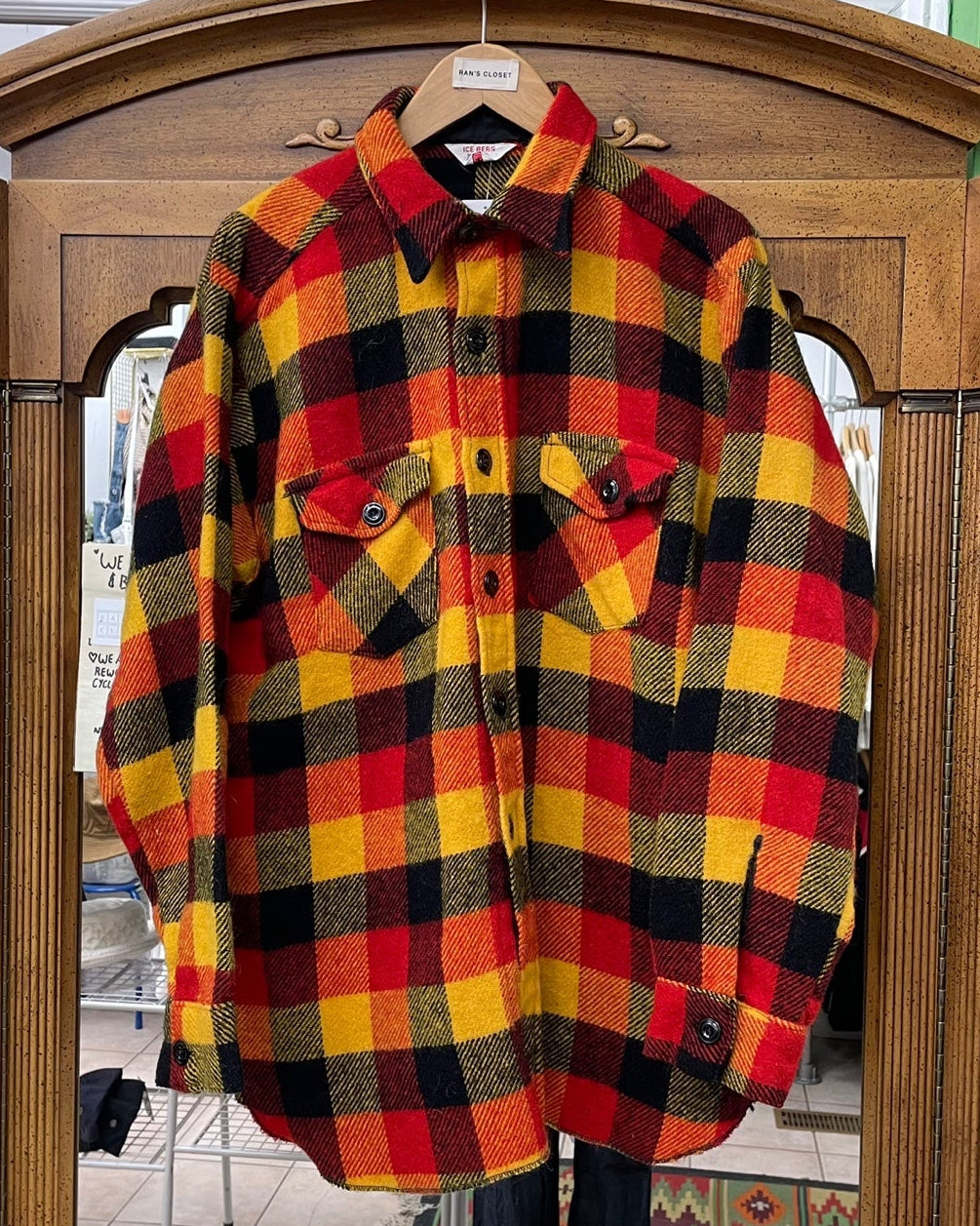 Vintage Ice Berg Wool Flannel