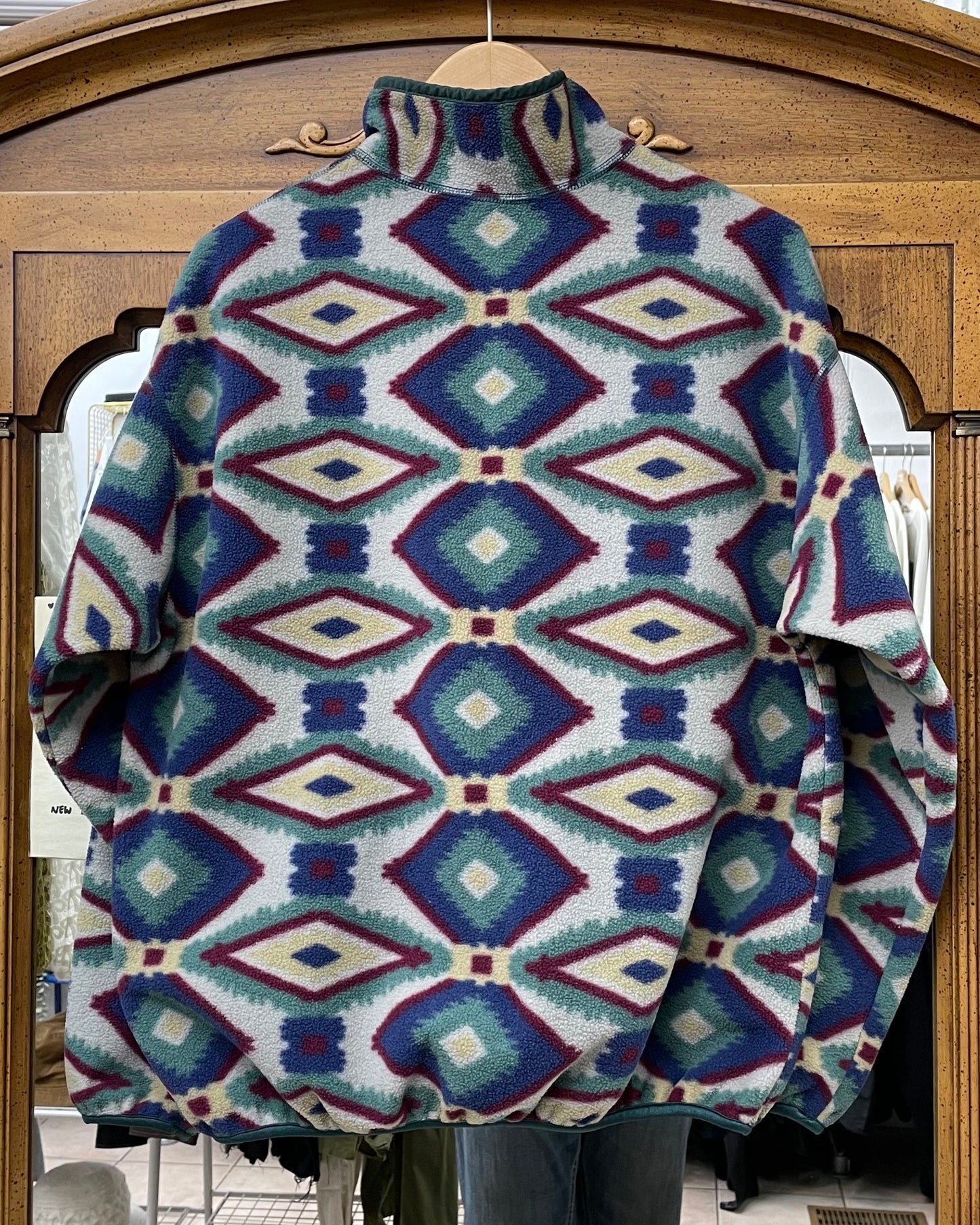 Vintage Columbia Aztec Quarter Zip Fleece