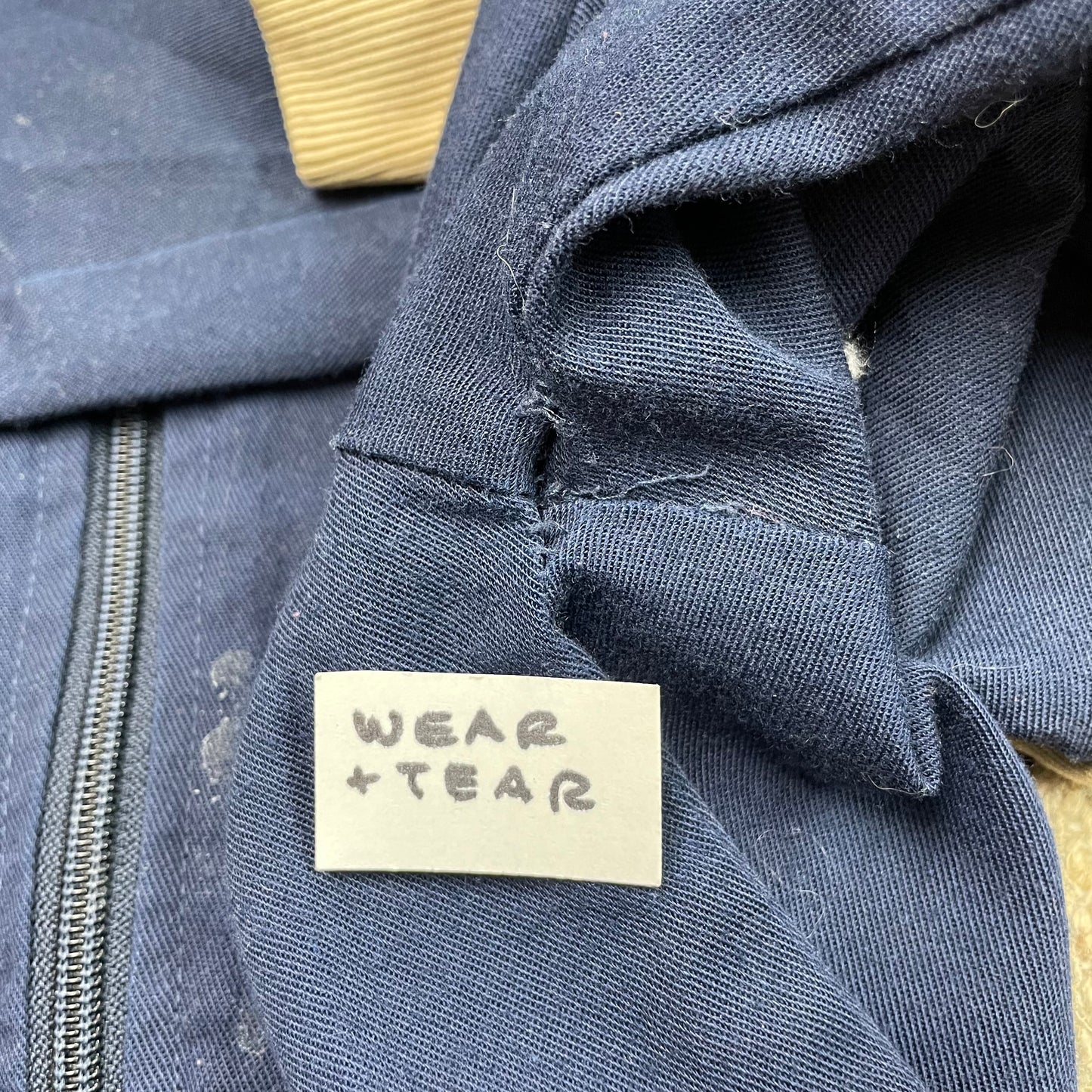 Vintage 1980's Adidas Navy and Beige Jacket
