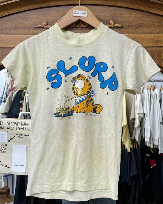 Vintage Garfield Slurp/Splat Jim Davis Graphic T-Shirt