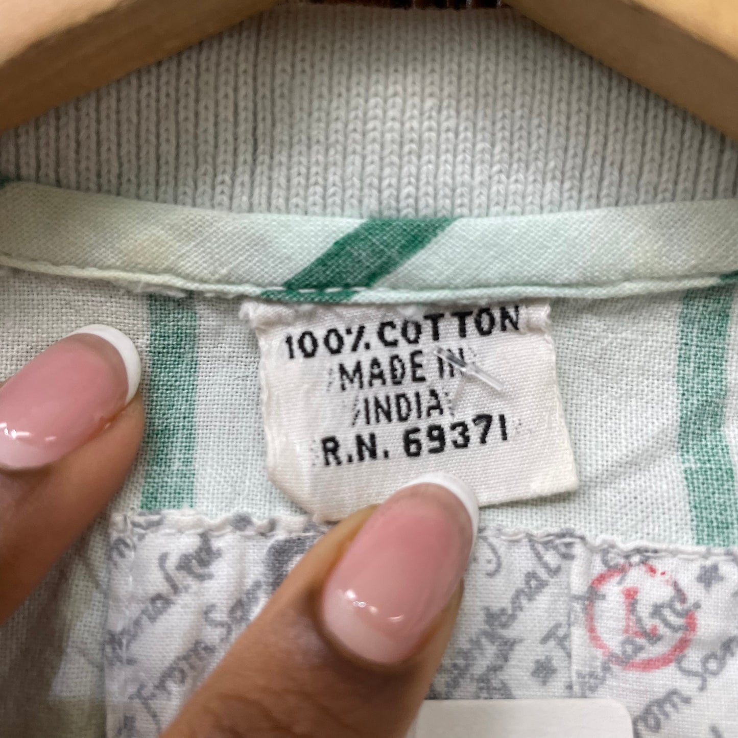 Vintage Santana Collection Striped Sailor Polo Tee