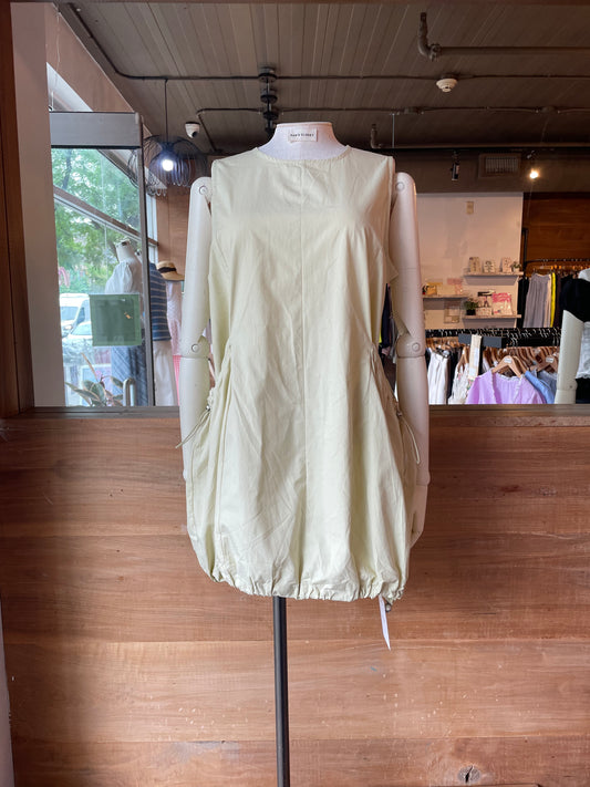 Cinched Hem and Pockets Dress