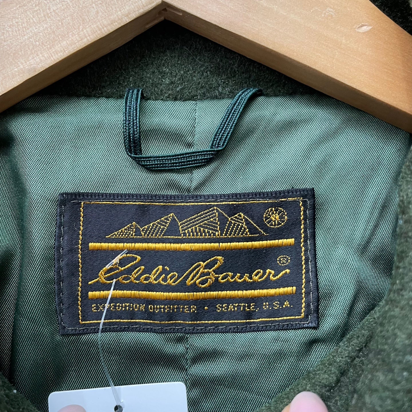 Vintage Eddie Bauer Green Poncho