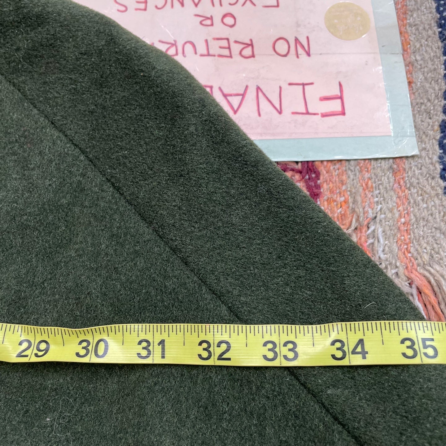 Vintage Eddie Bauer Green Poncho