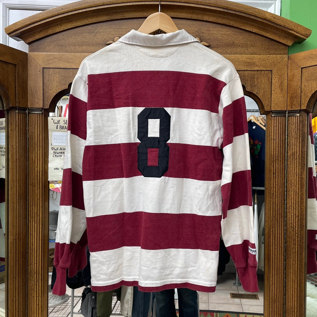 Vintage Barbarian Rugby Wear Rugby Shirt