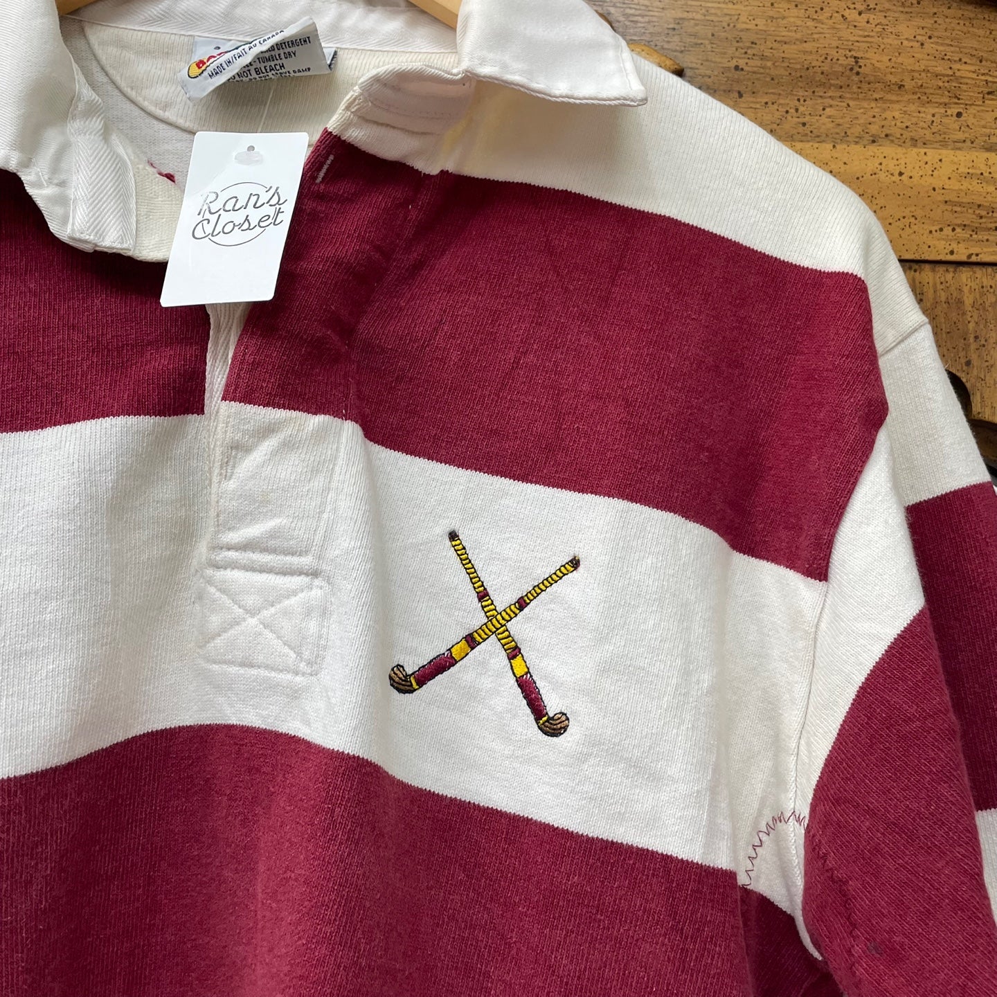 Vintage Barbarian Rugby Wear Rugby Shirt